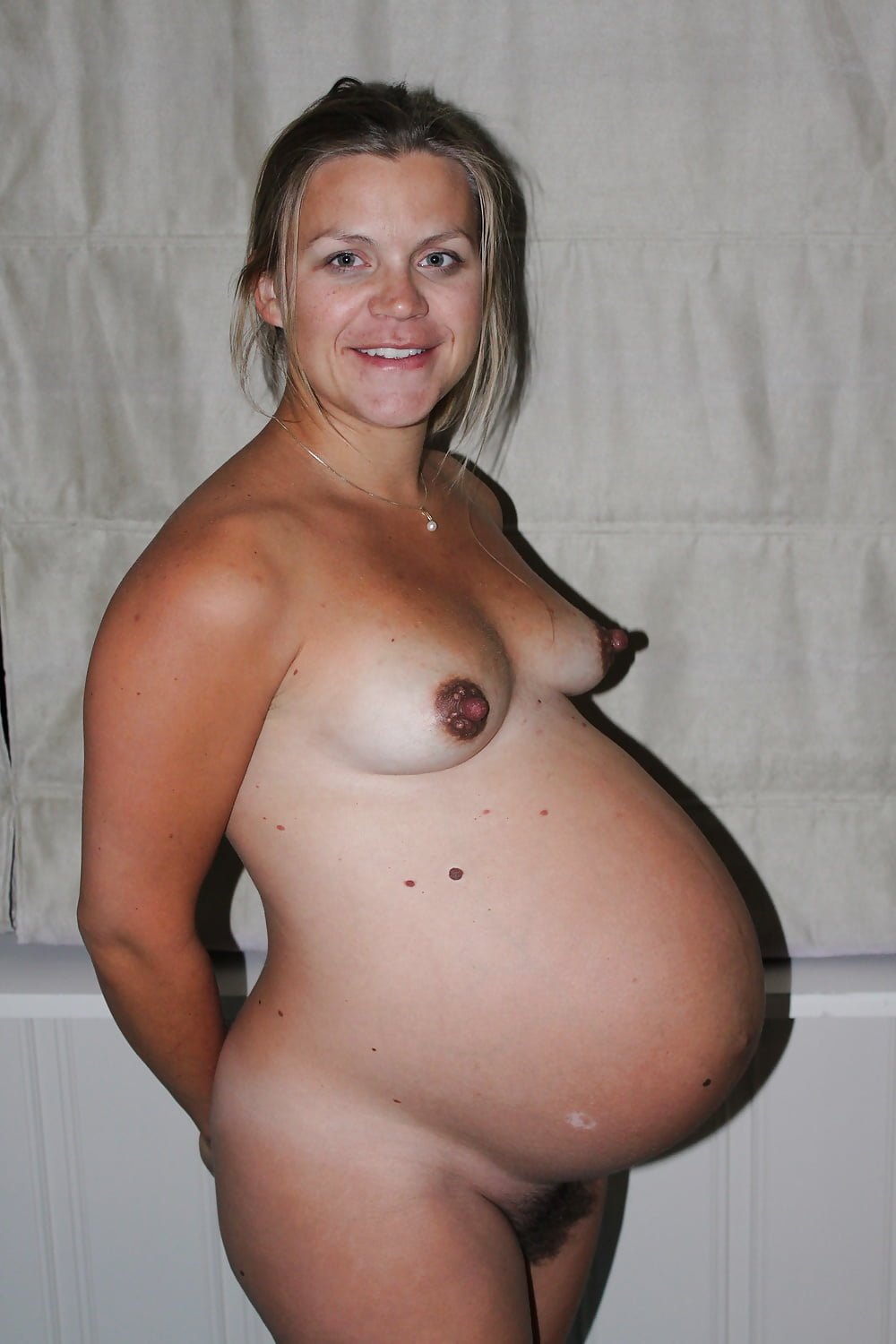 Big pregnant areolas