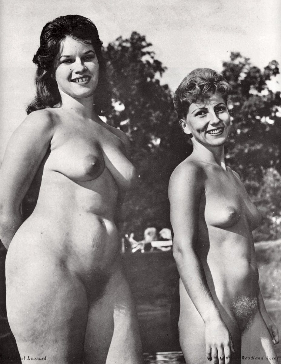 Mature nudist with piercing