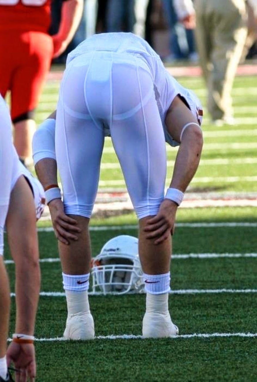 Women's American football in bikini