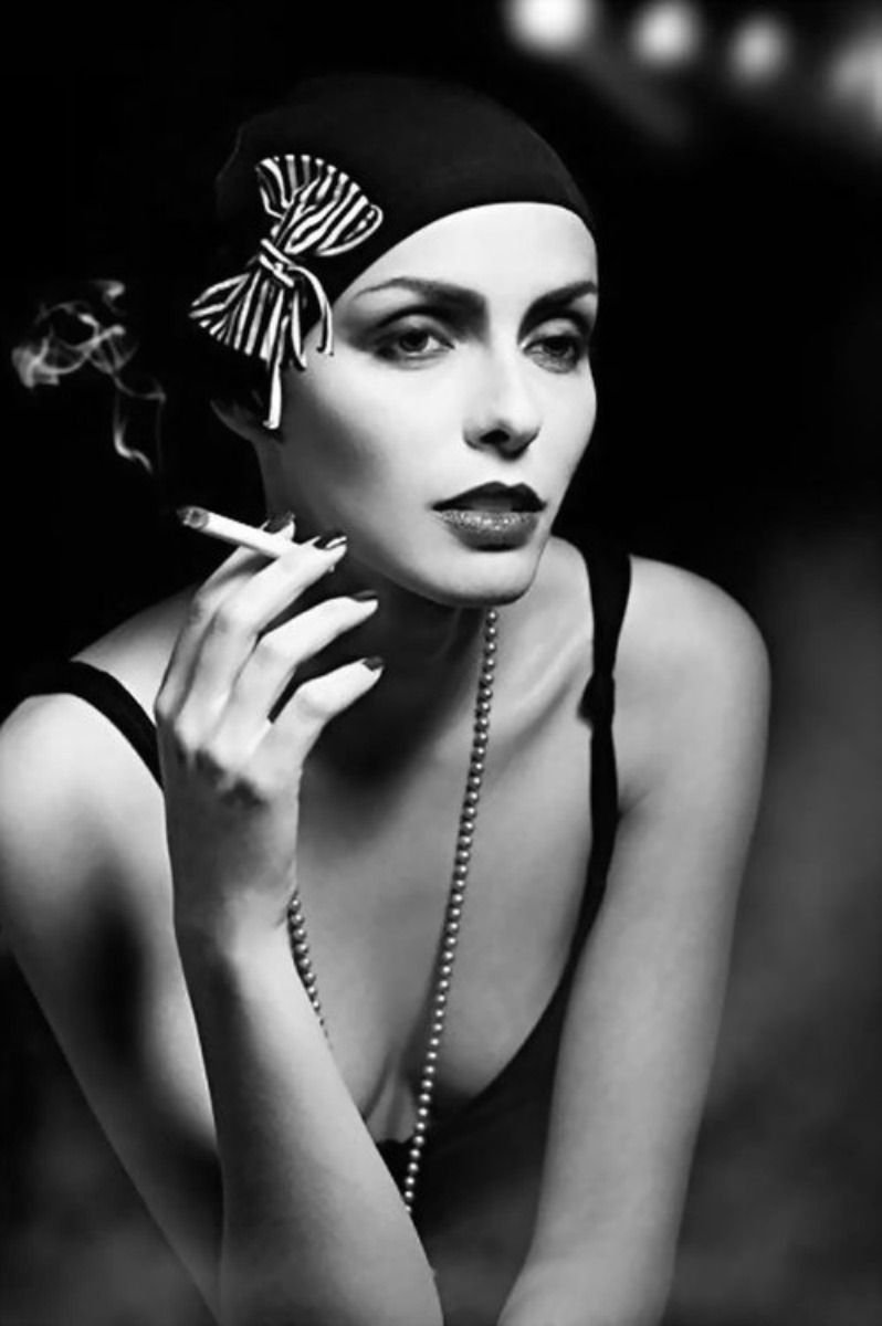 Singer with a cigar