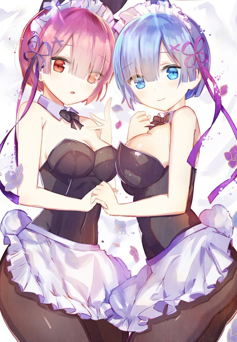 Re Zero Rem and Emilia 18
