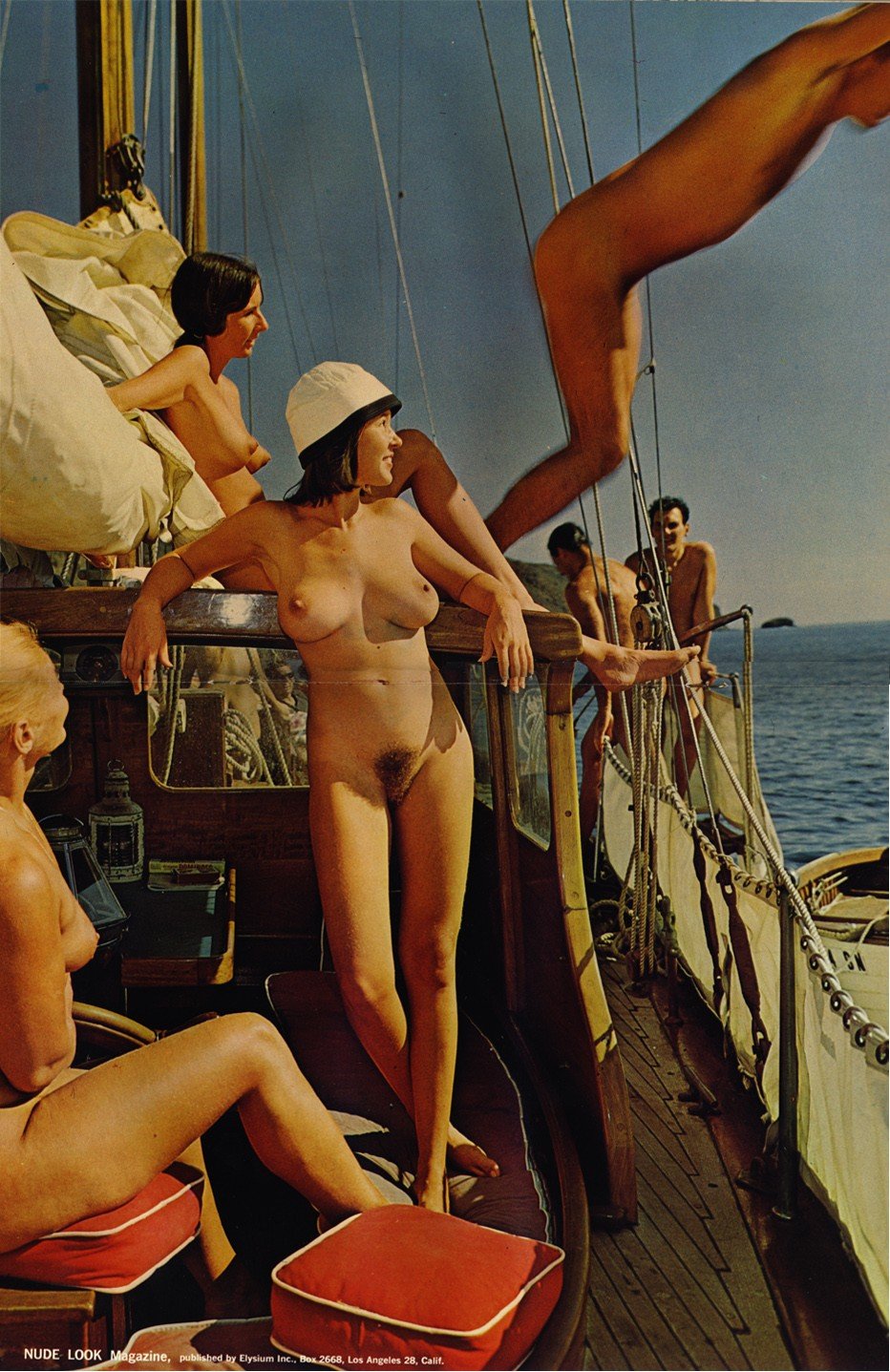 Retro hairy voyeur