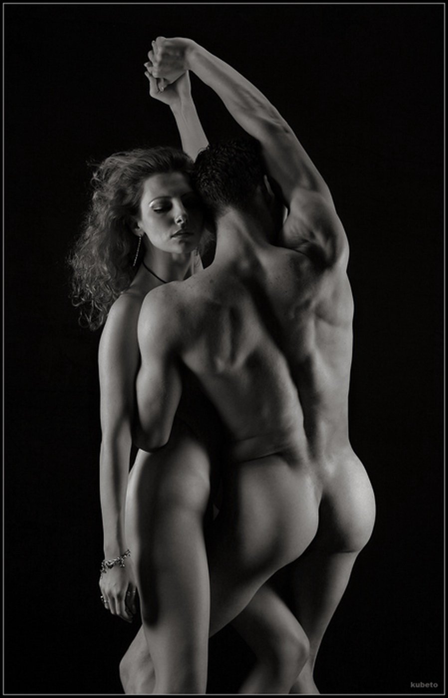 Man and woman naked