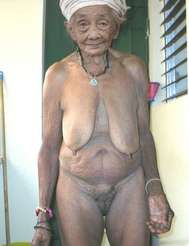 Very very old naked women