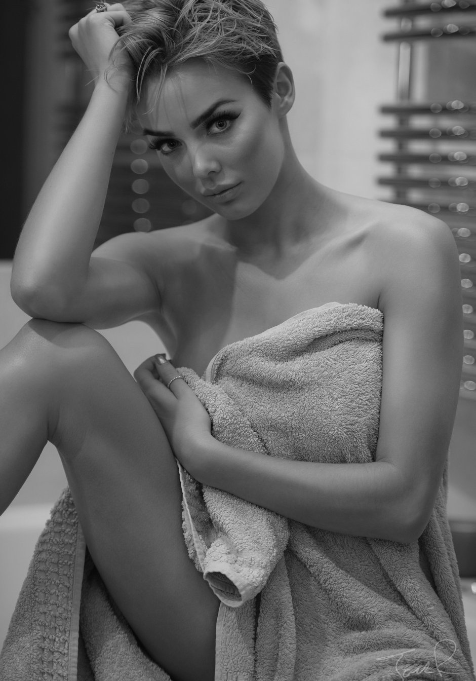 Rosie Robinson in underwear