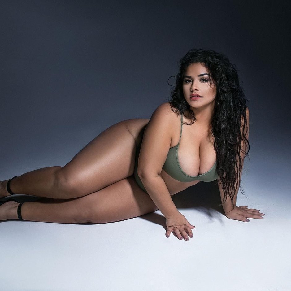 Plus-Size model Anna Krylova
