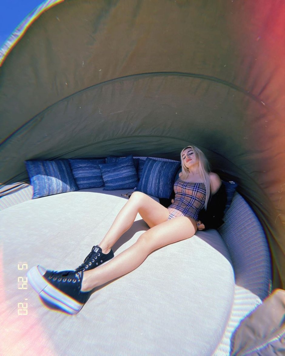 Ava Max in a swimsuit