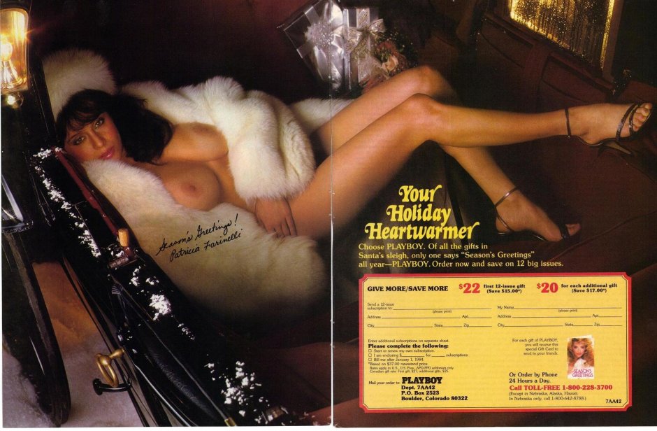 Retro playboy Patricia Farinelli