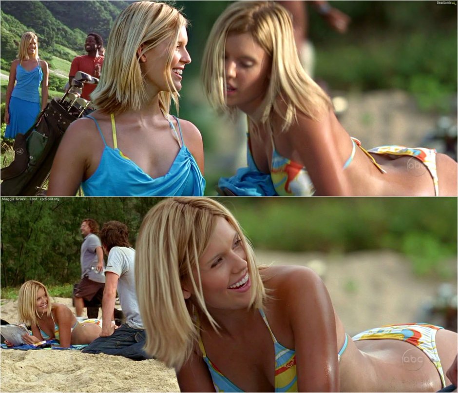 Maggie Grace to stay alive bikini