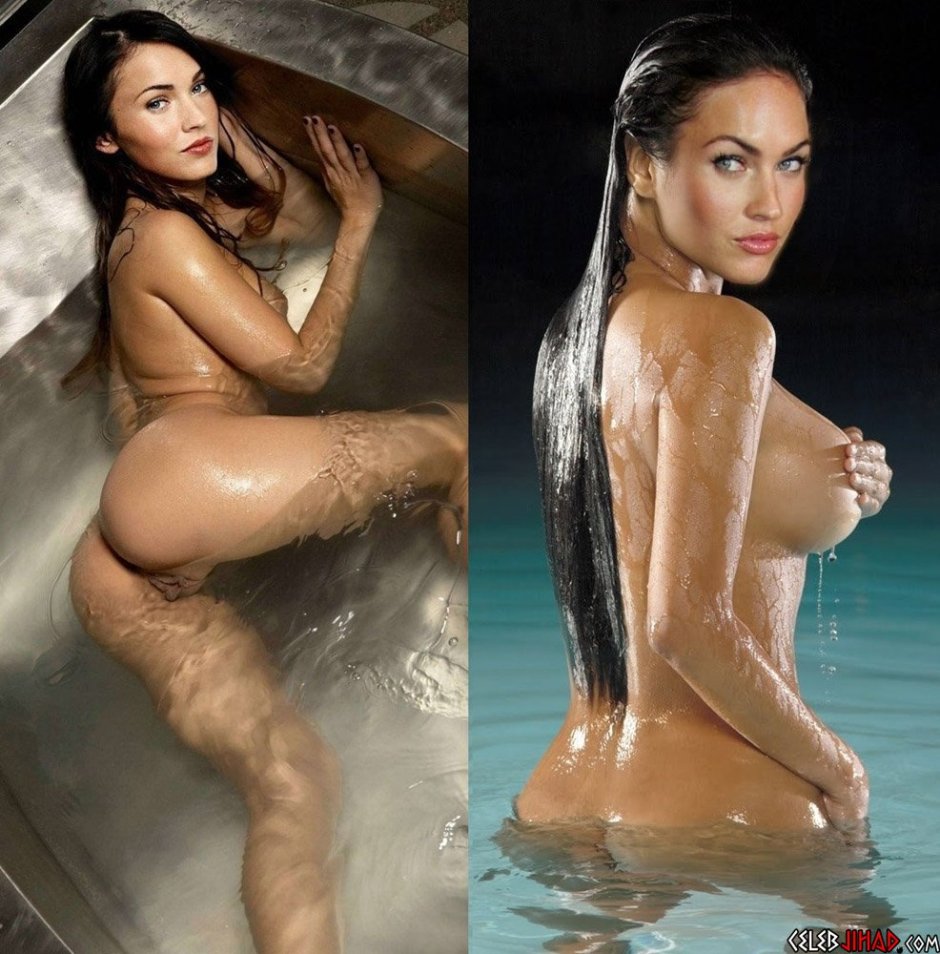 Naked actress Megan Fox