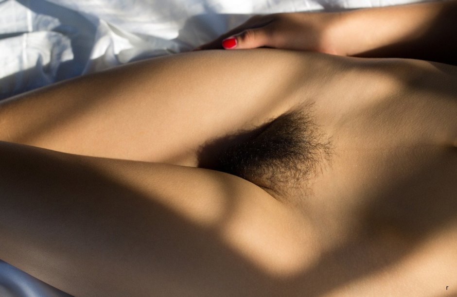 The first hair on the pubic Asian