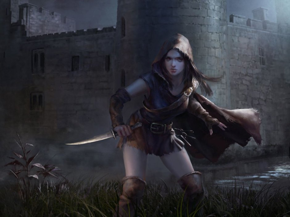 Fantasy Portrait thief girl