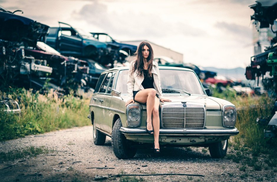 Mercedes and chicks