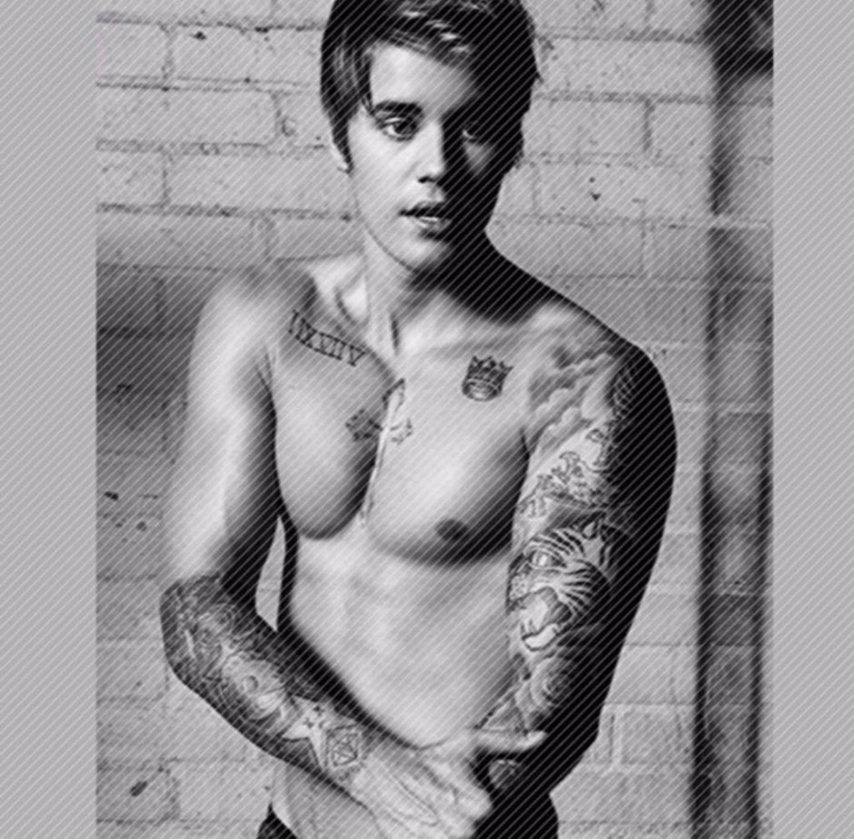 Justin Bieber Naked on Bora Bora