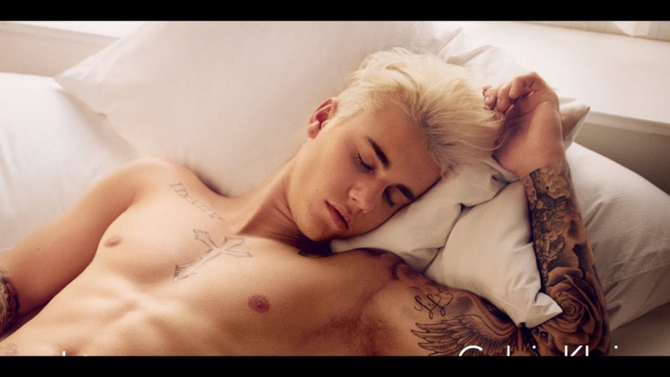 Justin Bieber in bed