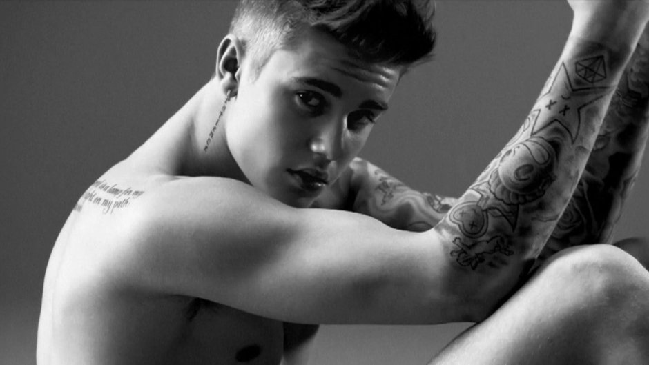 Justin Bieber Naked in the river