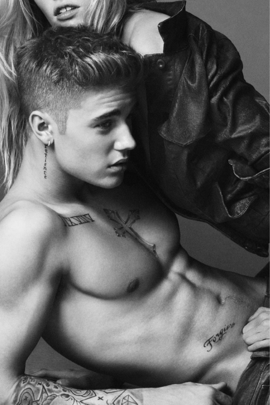 Justin Bieber photo shoot Kelvin Klein