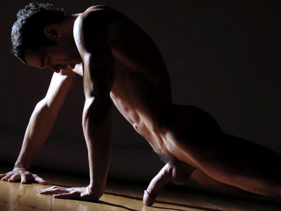 Men are naked