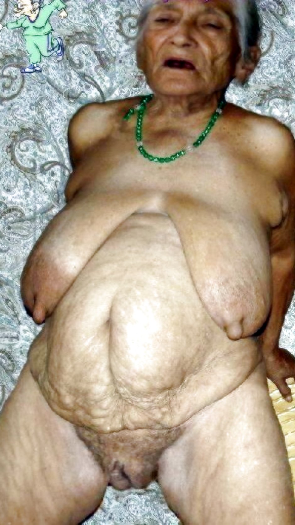 Hairy old women with big tits
