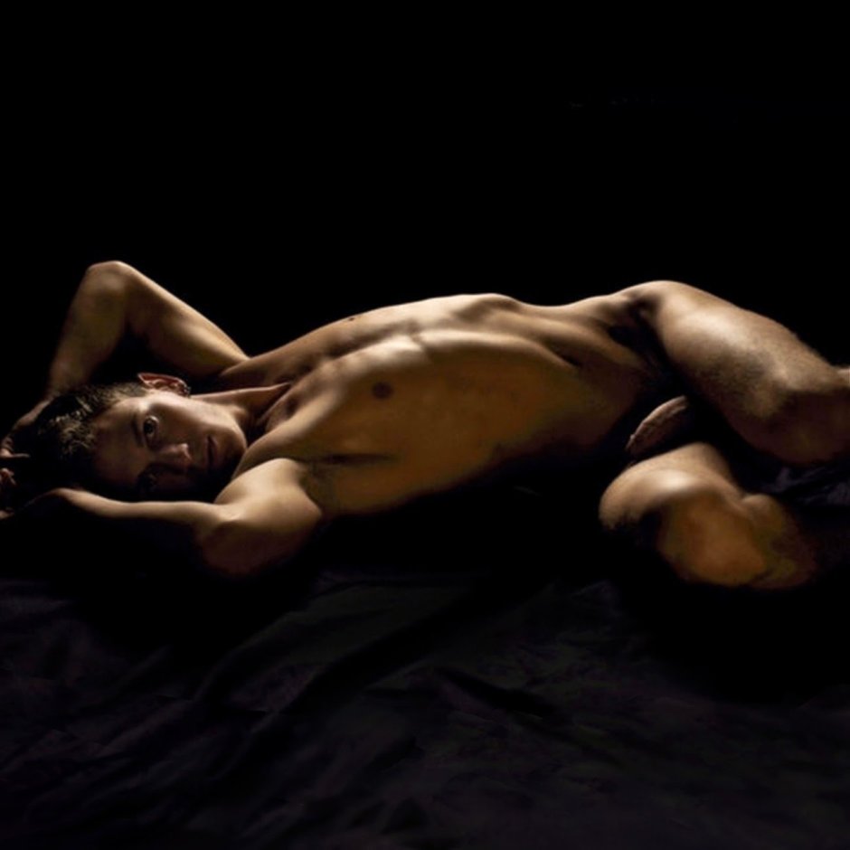 Photoshoot of naked men