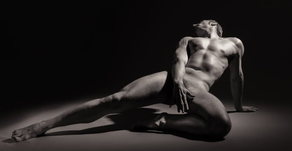 Beautiful men in the style of nude