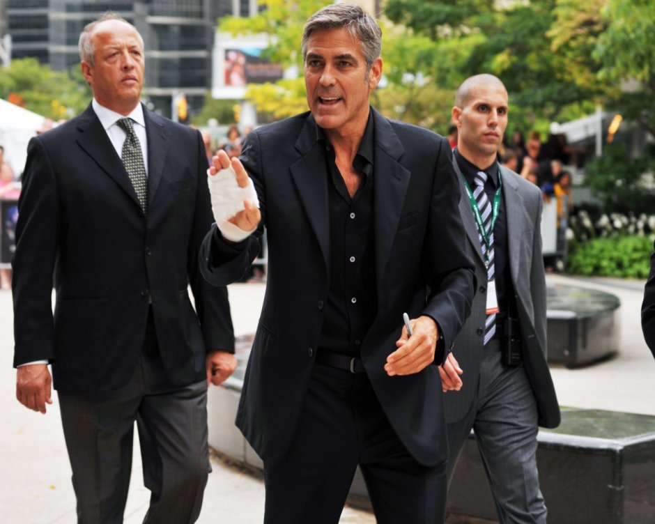 George Clooney and David Fr. Russell