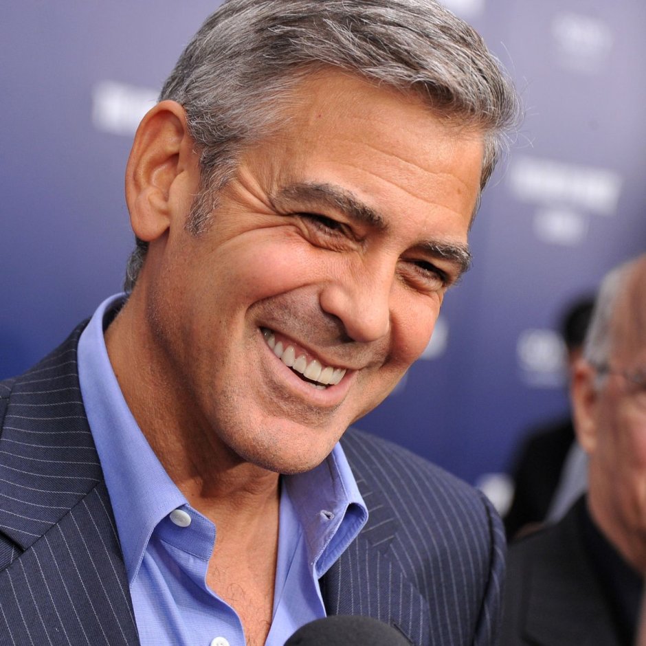 George Clooney on a yacht