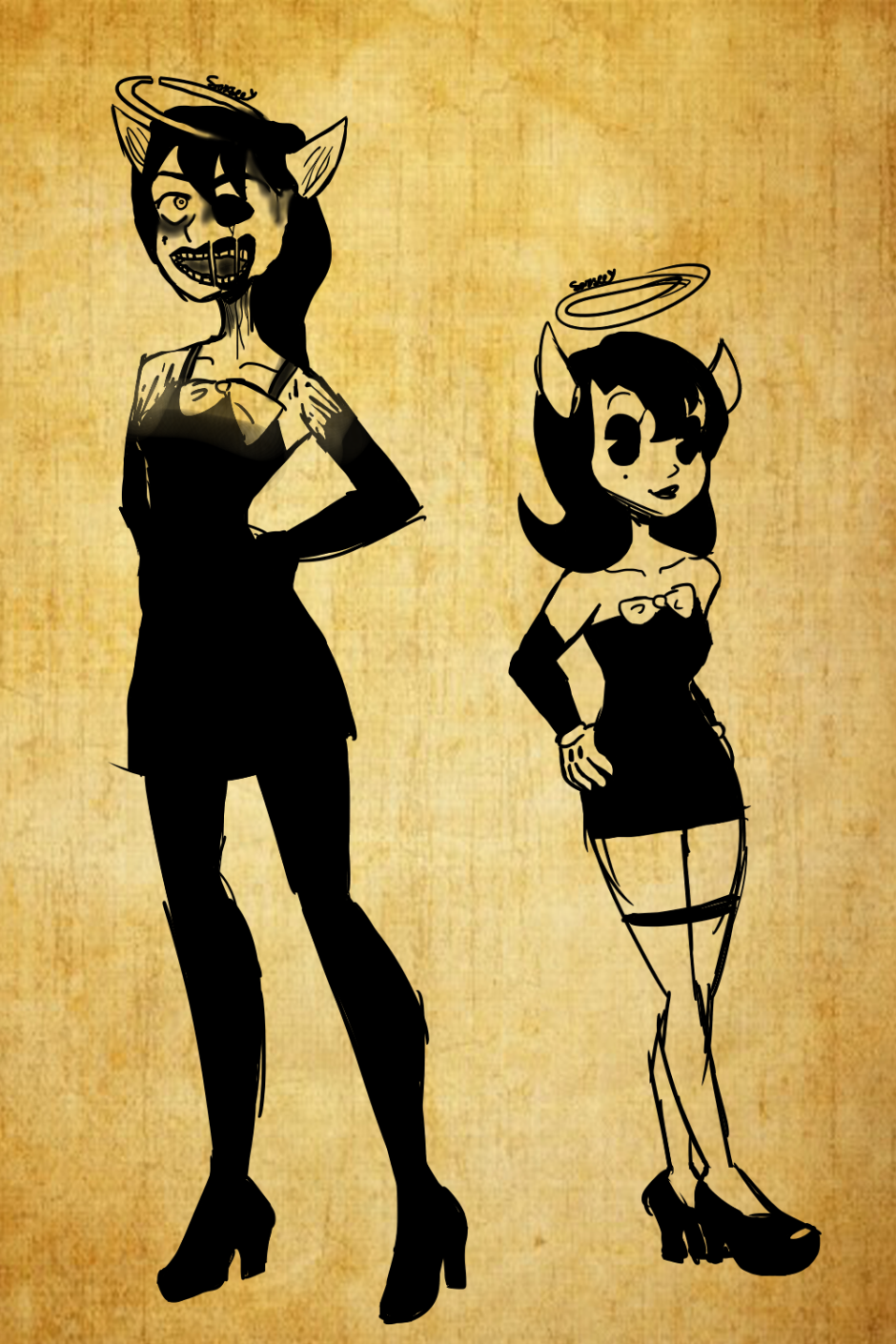 Alice Angel and Sammy Lawrence
