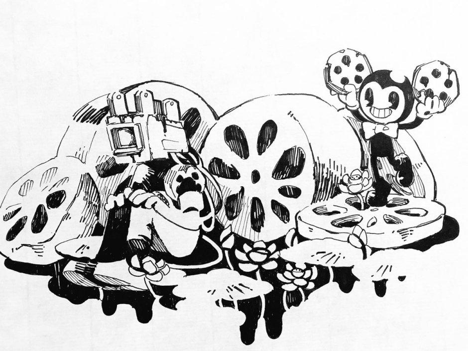 Bendy and ink machine Wally Frank