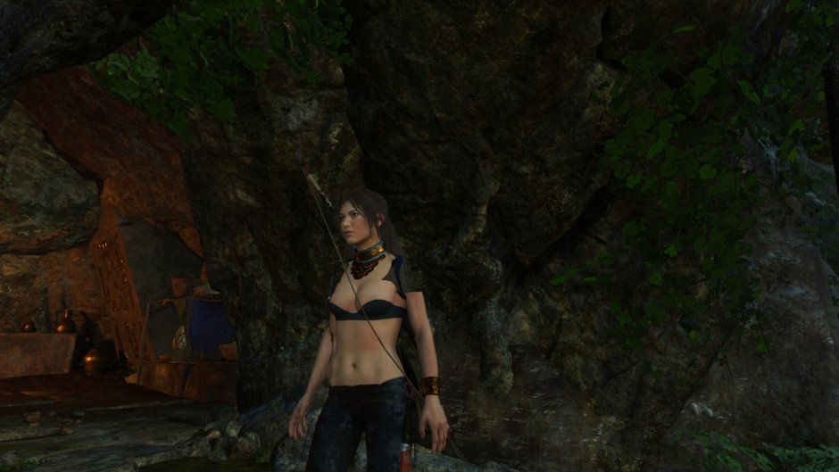 Lara Croft breast Tomb Ryder