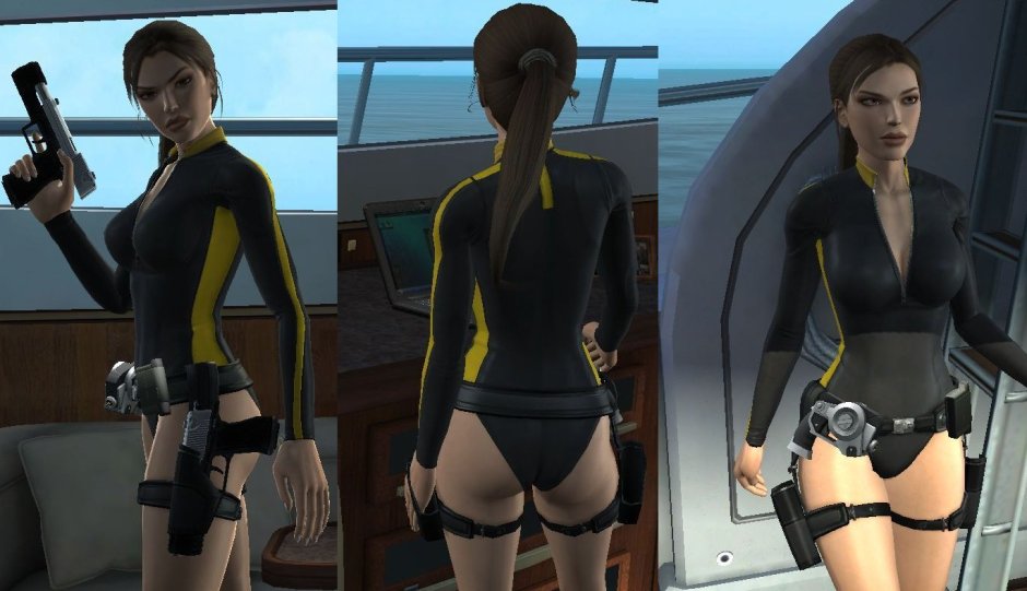 Tomb Ryder 2013 Lara in a swimsuit