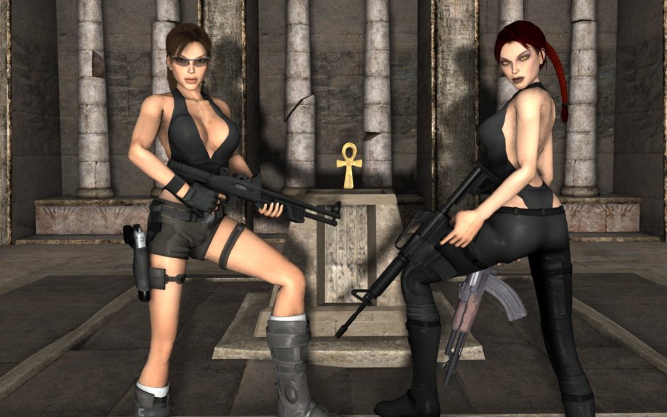 Naked Lara Croft Underworld