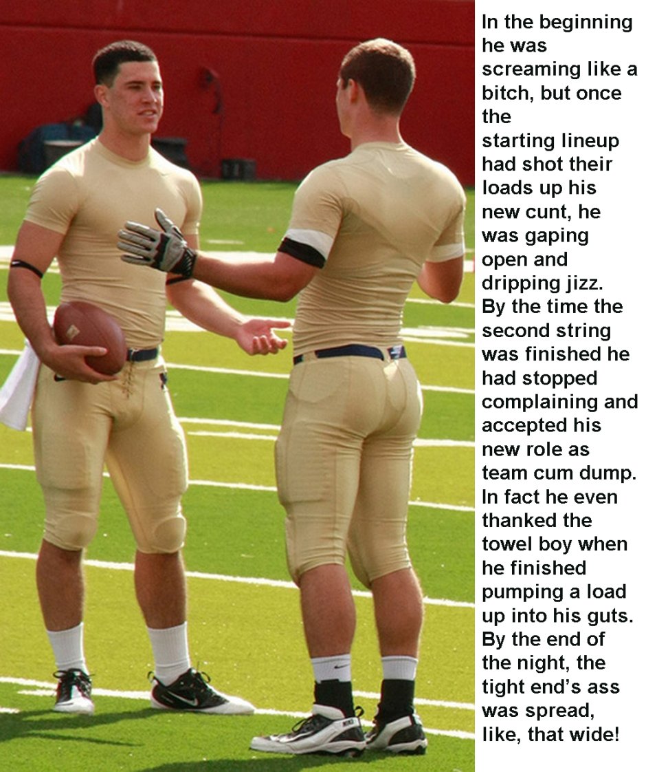 Football players in the underpants