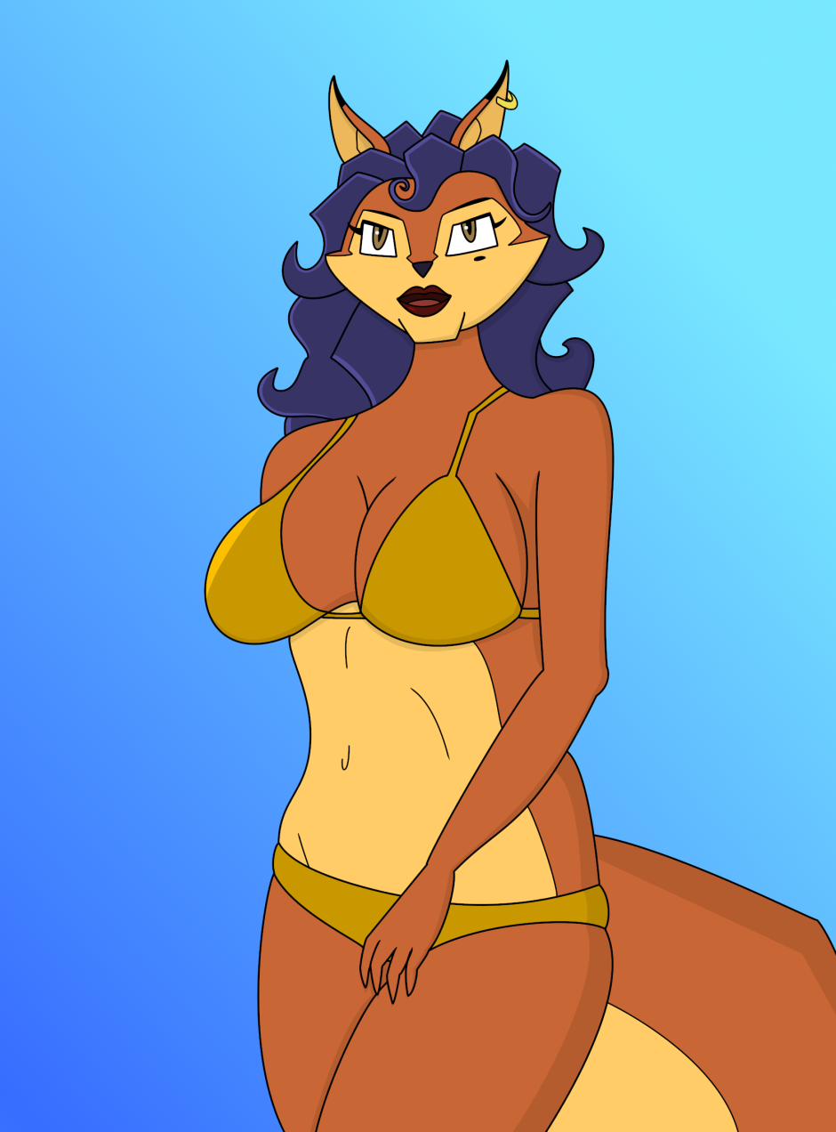 Sly Cooper Carmelite Fox Big Boobs