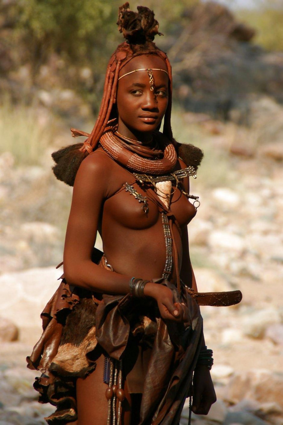 African naked asses