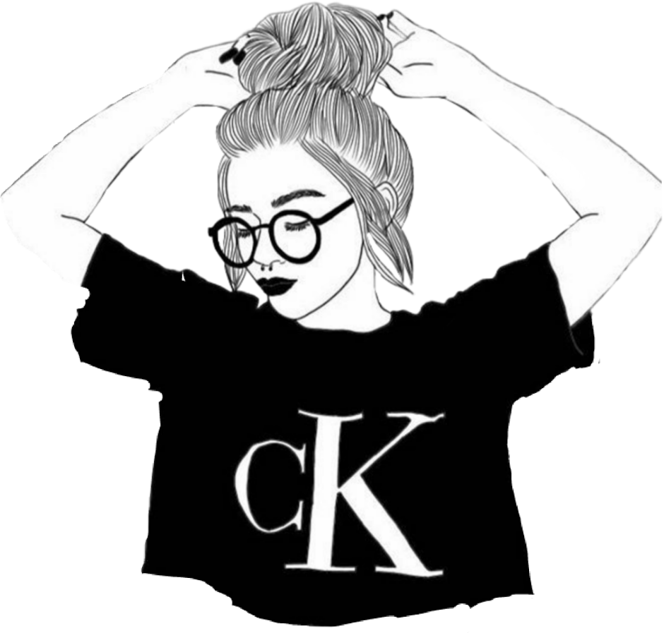 Women's silhouette sketch