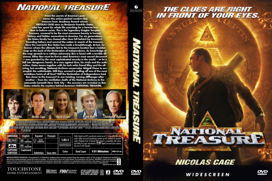 Treasure of the nation cache in the library