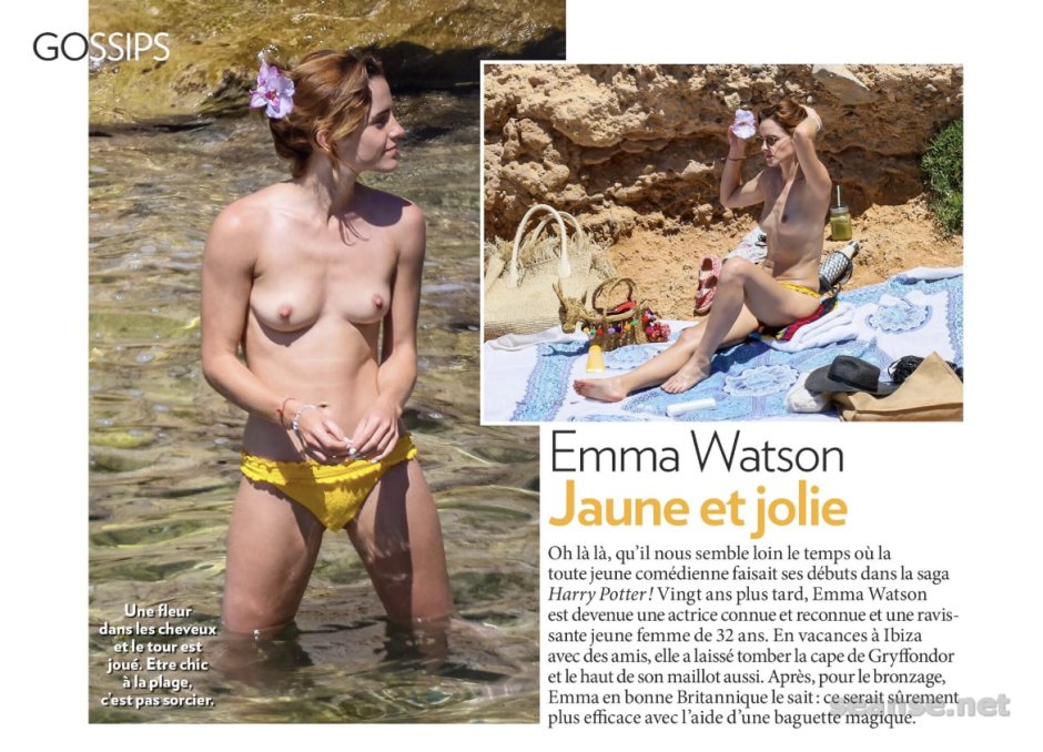 Paparazzi Emma Watson Toples