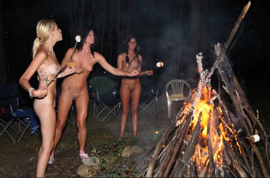 Brazilian nudists on the beach