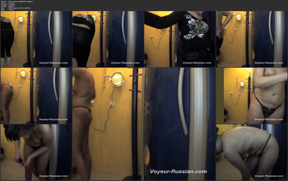 Voyeurist in a female locker room