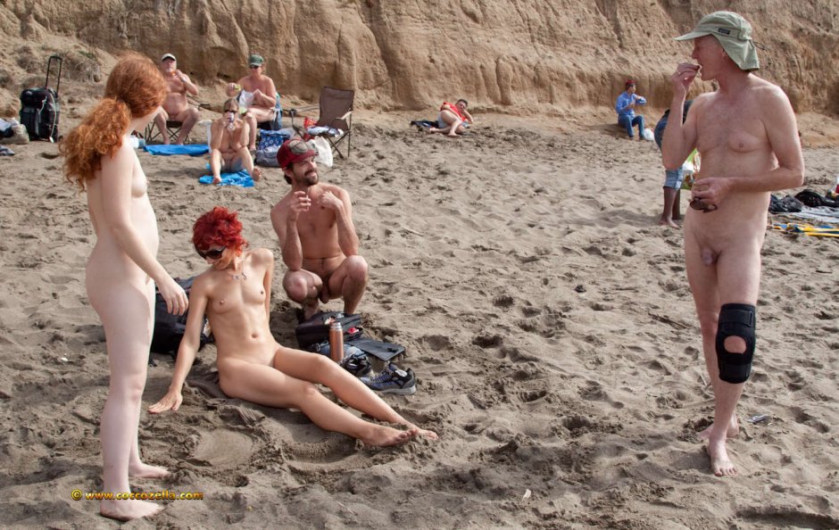Naked on the beach amateur