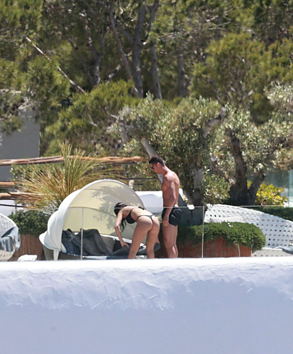 Georgina Rodriguez in the pool