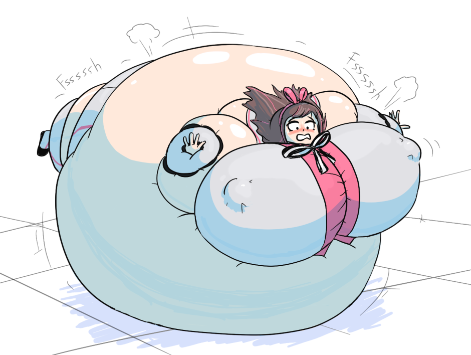 Chubby Belly Anime Weight Gain Girl