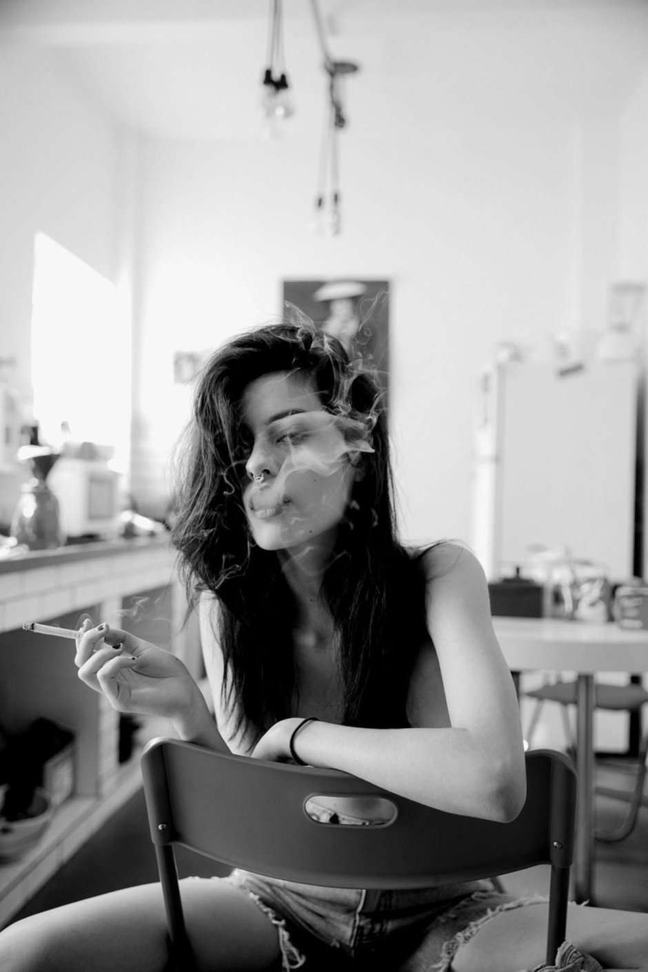 Smoking girls