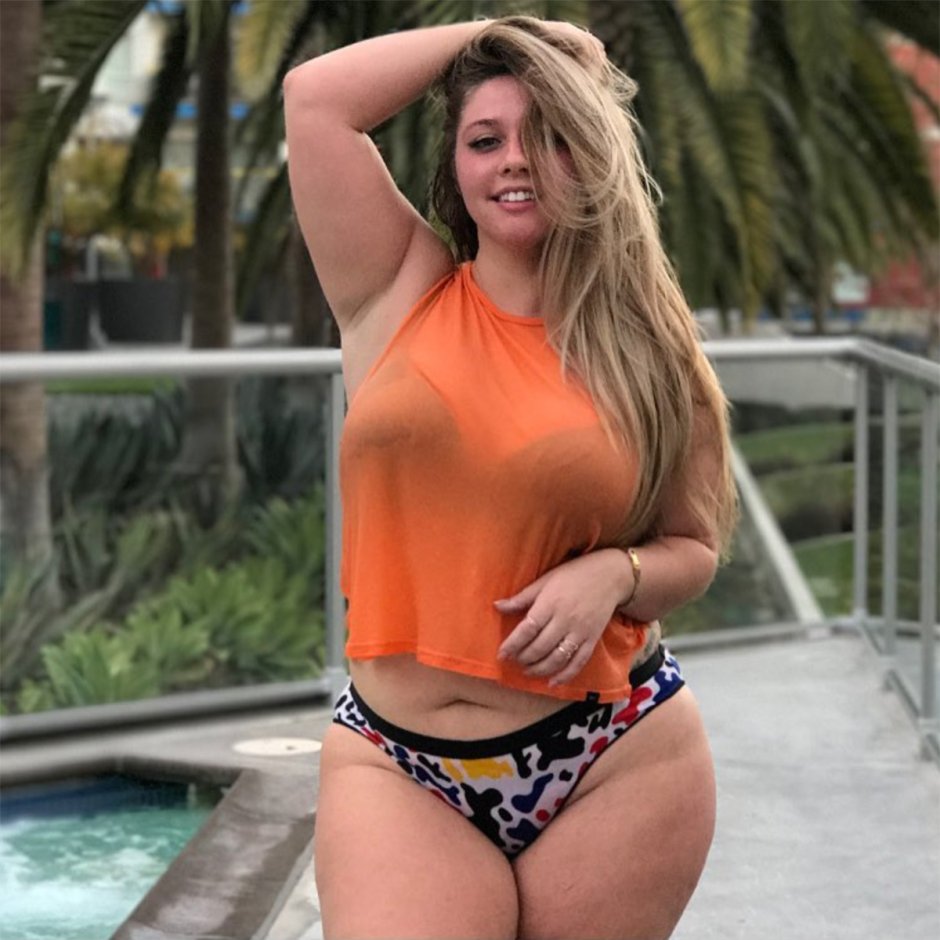 Full blonde fashion model