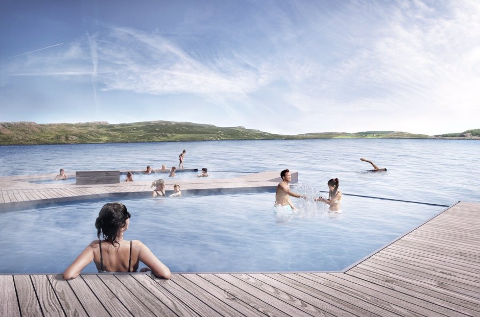 Hot baths in Iceland