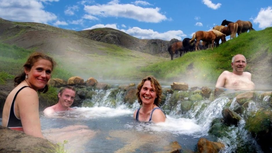Iceland Sources of a girl