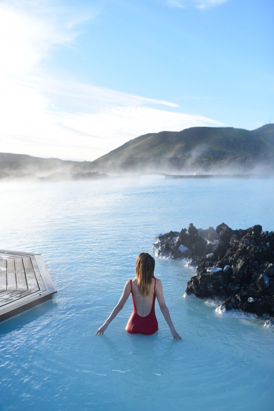 Iceland is a girl in the summer