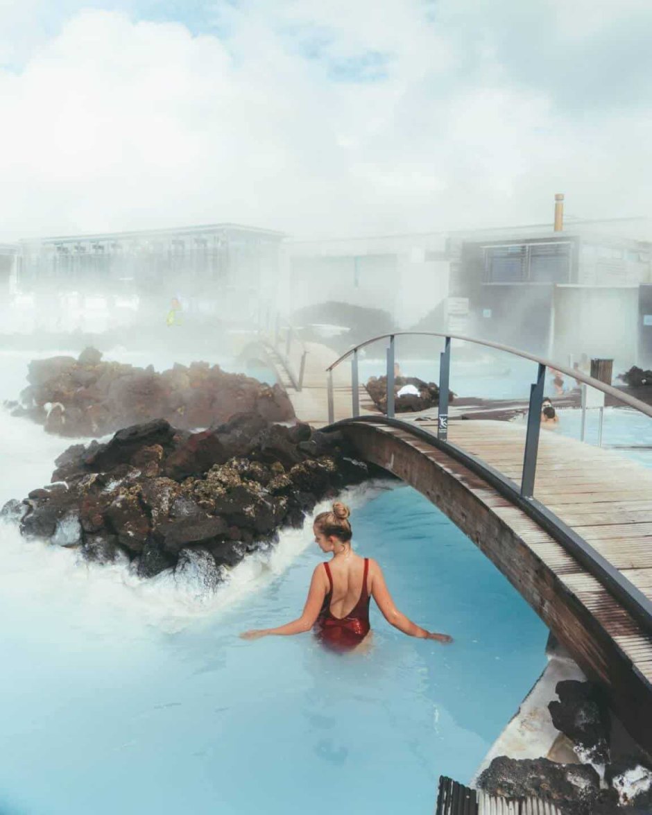 Blue Laguna Iceland Girl
