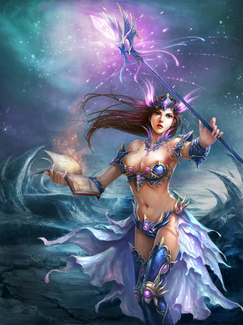 Woman magician